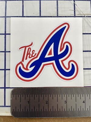 #ad Atlanta Braves “The A” #cityconnect Decal 3.5” ⚾️ STICKS TO ANYTHING $5.50