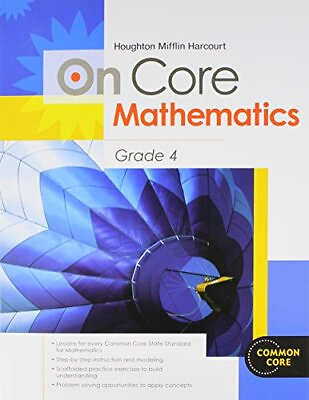 #ad Houghton Mifflin Harcourt On Core Mathematics: Student Workbook Grade 4 $4.49