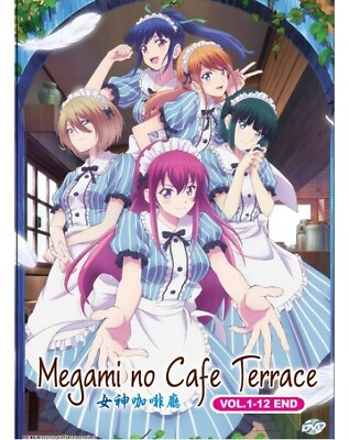 #ad MEGAMI NO CAFE TERRACE VOL.1 12 END ENGLISH SUBTITLE REG ALL DVD SHIP FROM USA $18.44