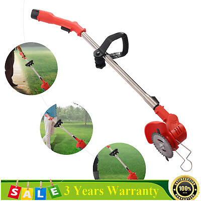 #ad #ad Cordless Electric Grass String Trimmer Lawn Edger Weed Wacker Cutter amp; Battery $25.38