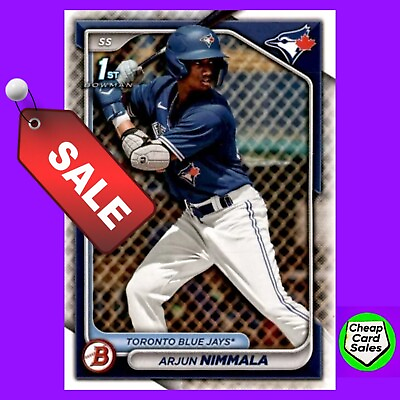 #ad 2024 Bowman Baseball Base #1 100 amp; Propsects #BP1 150 Pick Your Card 🔥🔥 $4.99