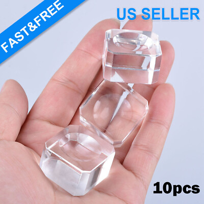 #ad 10pcs Crystal Display Stand Holder For Crystal Ball Sphere ORB Globe $13.48