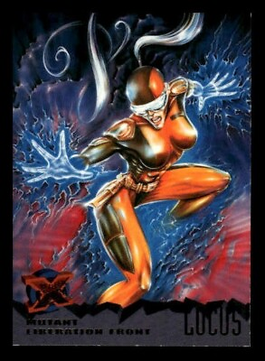 #ad 1995 Fleer Ultra Marvel X Men Locus Mutant Liberation Front #82 $1.60