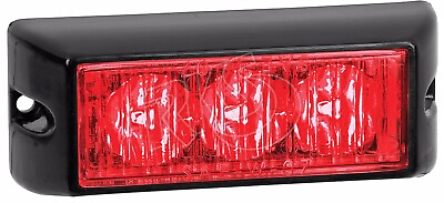 LED Autolamps 93RM 12 24 Volt Red Emergency Strobe Lamp AU $105.00