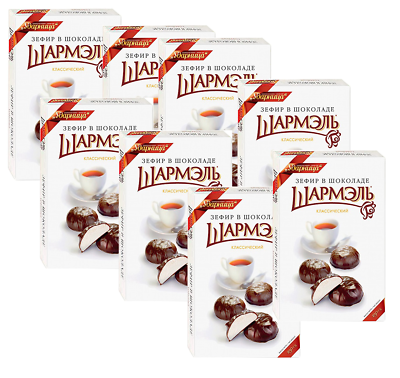 #ad 8PACK SHARMEL Marshmallows in Chocolate Zephir 250g Шармэль Зефир Russia RF $69.99