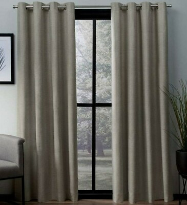 #ad Exclusive Home Set of 2 Grommet Panels London Thermal Curtain Beige 54quot; x 108quot; $45.95