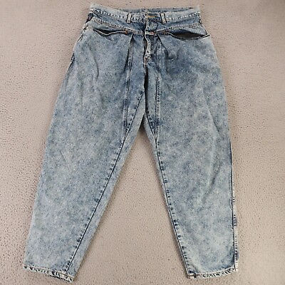 #ad VINTAGE Edwin Jeans Mens 36 Blue Cotton Denim Acid Wash Made in Japan 36x30 $85.97