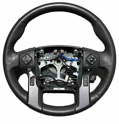 #ad 16 23 TOYOTA TACOMA STEERING WHEEL LEATHER WRAPPED # GS120A0060 # J3 3 $127.99