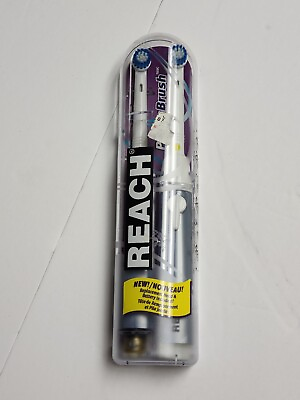 #ad Reach Power Brush Complete Kit With 2 Heads Powerbrush Toothbrush Sealed 713792 $82.73