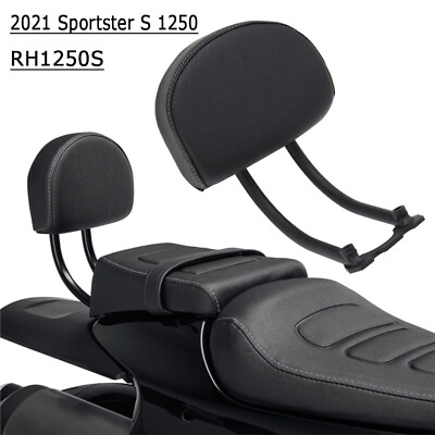 #ad Passenger Rear Backrest Back Rest Kit for Sportster S 1250 RH1250S 2021 Motor $83.49