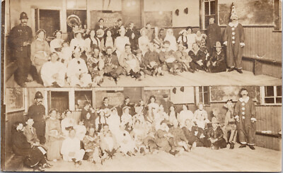 #ad People in Costumes Dance Party ?? Multiview Unknown Location RPPC Postcard G85 $14.99