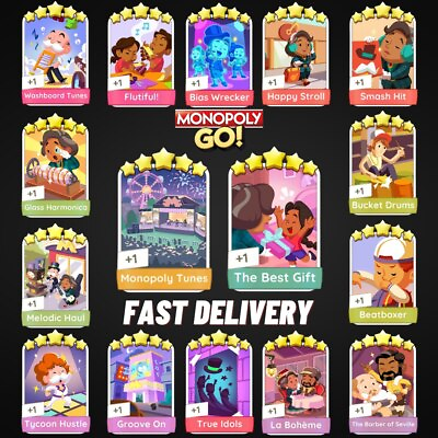 #ad Monopoly Go Sticker 5 4 Star Read Description FAST Delivery $8.50