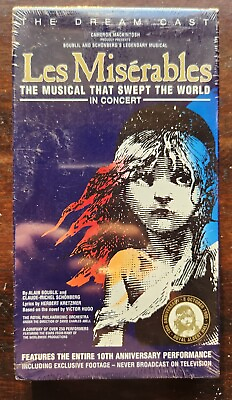 #ad Les Miserables In Concert VHS 1996 **SEALED NEW** $3.74