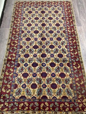 #ad Handmade Turkish Rug Floral Rug Area Rug 5x8 ft Wool Carpet Oriental Rug $450.00