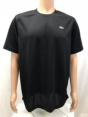 #ad NWT Lacoste Mens Crewneck Short Sleeve Polyester Polo Shirt Color VarySize 3 9 $46.99