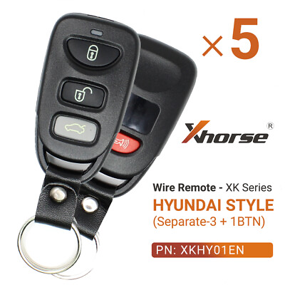 #ad 5× Xhorse Remote Universal Wire Remote Key Hyundai Style 31 Button XKHY01EN $32.90