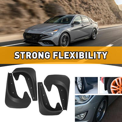 #ad 4X Sedan Mud Flap Splash Guard Front Rear Tires Car Replace Kit Auto Accessories $24.99