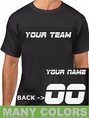 #ad #2 CUSTOM Shirt JERSEY Personalized Name Number Team Softball Baseball Football $16.99