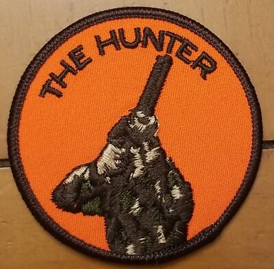 #ad THE HUNTER Patch Embroidered Unused Round 3quot; $4.49