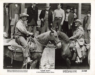 #ad Lone Star 1952 Photo 8x10 Clark Gable Broderick Crawford Russell Simpson *P111c $24.50