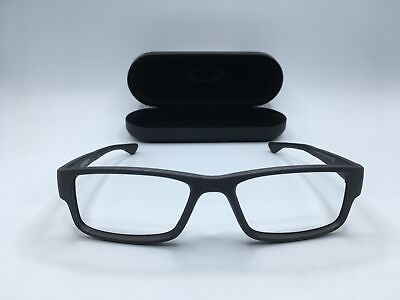 #ad Oakley AIRDROP Men Satin Light Steel Rectangular Eyeglasses Frame 57MM No Lens $152.99