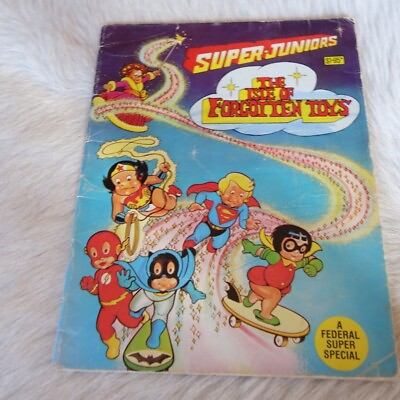 #ad SUPER JUNIORS THe Isle of Forgotten Toys Vtg Super Juniors DC Comic 1984 A4 Size AU $55.55
