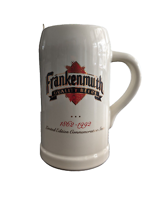 #ad Frankenmuth Brewery Limited Edition 1862 1995 Commemorative Beer Stein $19.99