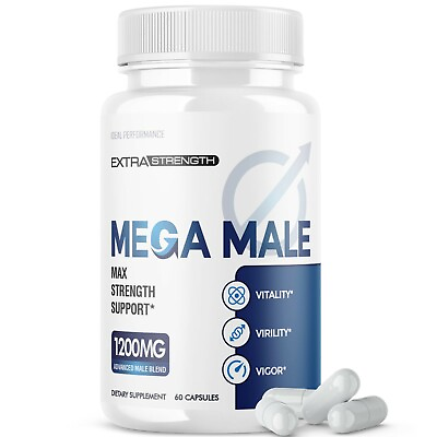 #ad Mega Male Supplement Pills 60 Capsules $37.95