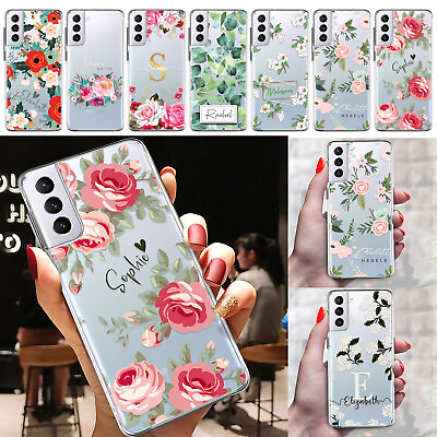 #ad Pretty Flower Phone Case Personalized Gel Cover For Samsung Galaxy S23 S22 S21 $7.97