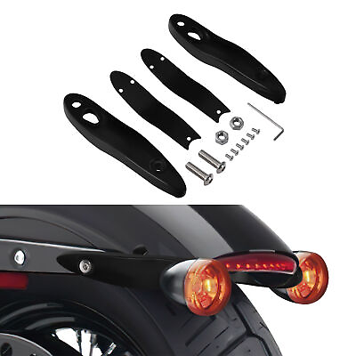 #ad Turn Signal Extension Bracket Relocation Plate Kit Fit For Harley Softail 00 Up $17.99