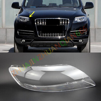 #ad For Audi Q7 2010 2015 Right Side Headlight Clear Lens Replace Shell Glue $92.99