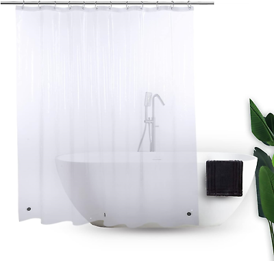 #ad Short Shower Curtain Liner 60 Inch Length 72 x 60 Inches Clear Thick Vinyl W... $23.31