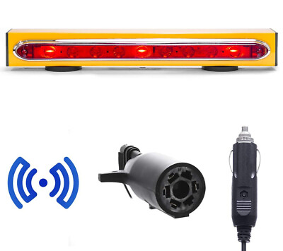 #ad #ad Wireless Tow Trailer Light Bar 19quot; Rechargeable 7 Pin RV Ultra Bright LED $184.99