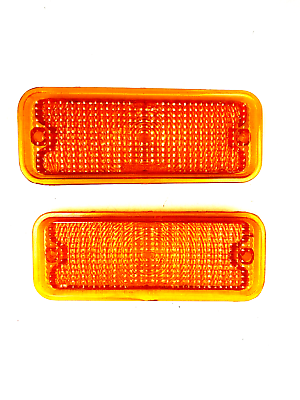 #ad 1974 1980 CHEVROLET CHEVY TRUCK TURN SIGNAL PARK LAMP LENS SET NEW #518AB $25.00