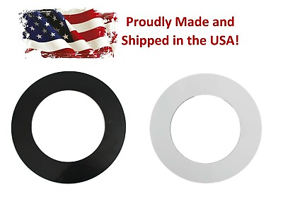 #ad 25 Pack White or Black Plastic 10quot; Light Trim Goof Ring for 10quot; Recessed Can $56.99