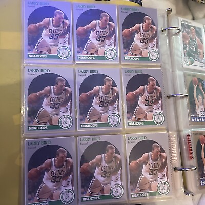 #ad Qty: 15 Larry Bird 1990 91 NBA Hoops Basketball Card # 39 Boston Celtics $12.00