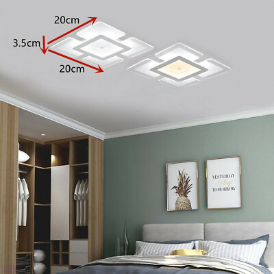 #ad Modern Acrylic LED Chandelier Lamp Dining Room Hallway Ceiling Light Fixture 15W $24.94