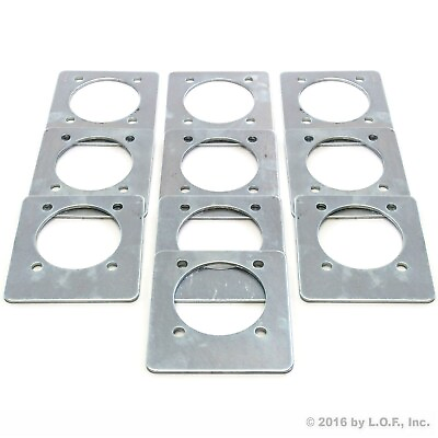 #ad 10 RECESSED BACKING PLATE MOUNTING PLATES f D RING PLATE TIE DOWN ROPE D RINGS $49.96