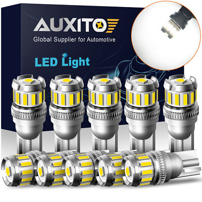 #ad AUXITO 10X Wedge Dashboard Cluster Gauge Light Lamp Bulbs T10 LED White 168 2825 $20.99