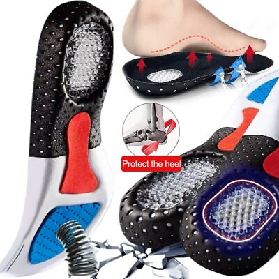 #ad Gel Massage Shoe Insoles Work Boots Feet Arch Support Orthotic Absorb Shock US $9.99