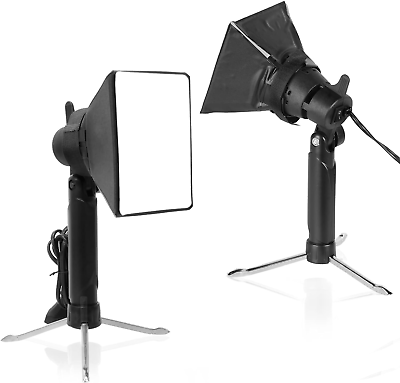 #ad Meking Mini Softbox Photography Lighting Kit 4x4.8in Continuous Lighting with $40.73