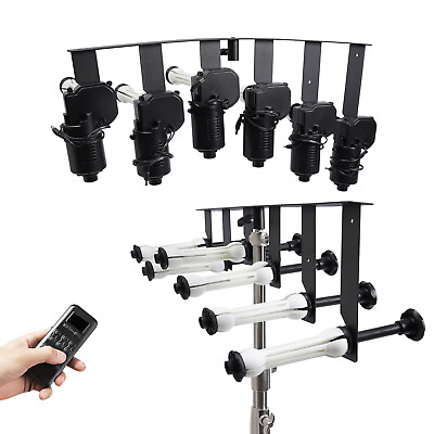 #ad Motorized 6 Roller Backdrop Support System Wall Mount Photo Video w Remote $313.20