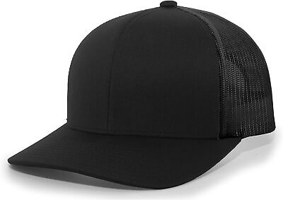 #ad Pacific Headwear Women#x27;s Trucker Snapback Cap One Size Black $22.06