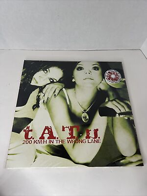 #ad t.A.T.u Tatu “200 KM H In The Wrong Lane” Red Splatter Vinyl Rare In Hand $74.99