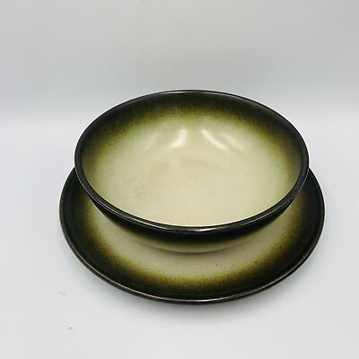 #ad Edith Heath Pottery SEA amp; SAND 6 3 4” Cereal Soup Bowl And 8.25” Plate Set $77.50