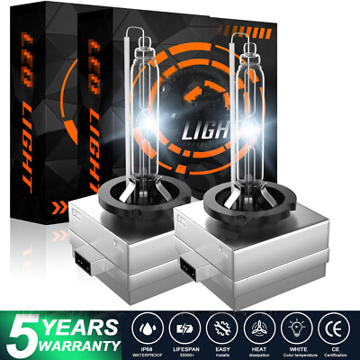 #ad 2x 6000K D3S D3R DS3 HID Xenon Headlight Replacement Bulbs Super Bright $29.99