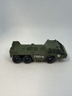 #ad Matchbox 1985 Transporter Vehicle Military Green $3.00