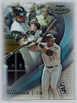 #ad 2016 TOPPS GOLD LABEL #35 FRANK THOMAS CLASS 2 BLUE CHICAGO WHITE SOX $26.99