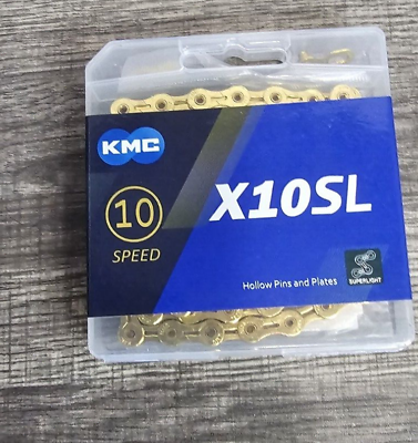 #ad KMC X10sl 10 Speed Stretch Proof Bike Chain Road MTB X10sl fits Shimano $25.99