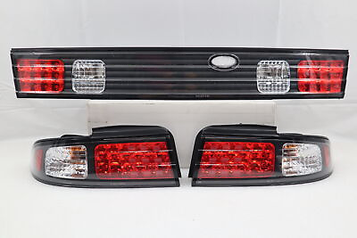 #ad NEW SILVIA S14 200SX 1993 1998 Coupe 2D LED Tail Rear Light BLACK for NISSAN AU $510.00